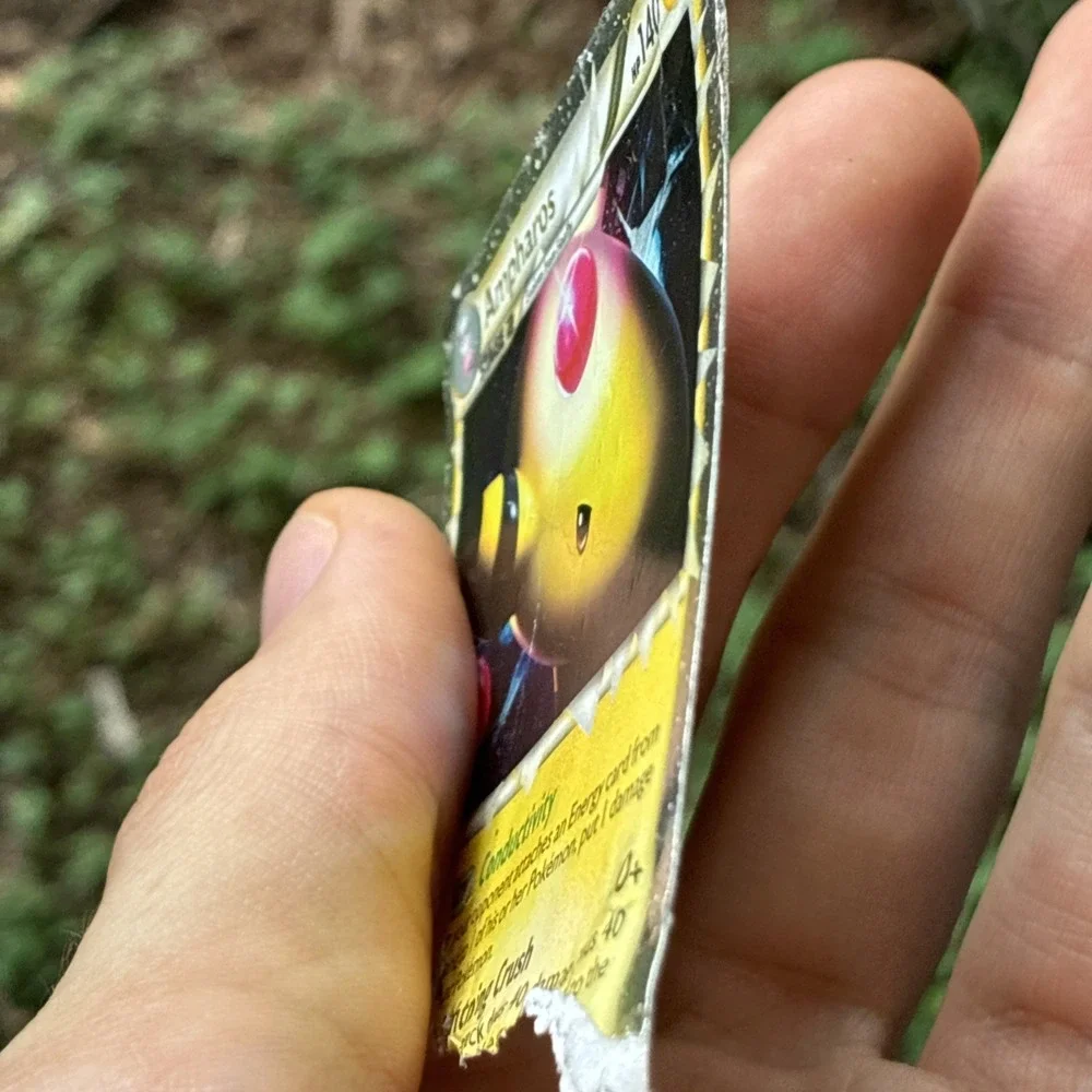 Ampharos (Prime) 105/123 Heartgold & Soulsilver Holo - Damaged Ripped As Is